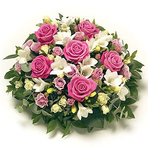 Pink and White Posy